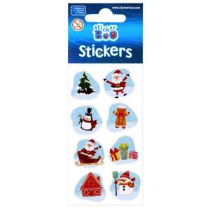 Weihnachtsmann Aufkleber Set