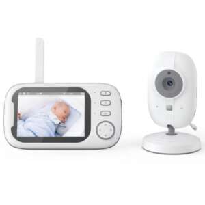 Spy® HD XXL 3.2 inch LCD screen baby monitor with two-way audio, night vision, temperature monitoring, and lullabies - Baby Monitor & Breathing Monitor and Safety Gate