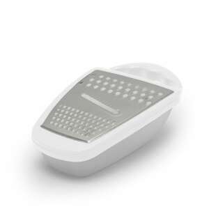 Bewello multifunkciós reszelő tároló dobozzal, 57375, fehér, rozsdamentes acél, konyhai reszelő - Bewello