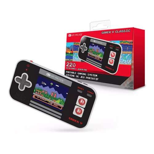 My Arcade DGUN-3911 Gamer V Classic 220in1 negru-roșu consolă portabilă portabilă Gamer V Classic 220in1 negru-roșu