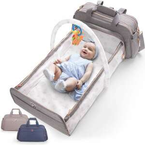 Bewello babaágy, utazó ágy, Többfunkciós pelenkázó táska, hordozható ágy, utazáshoz, kiránduláshoz w1123 91080106 