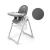 Milly Mally Bueno Szürke etetőszék tálcával és öko-bőr kárpit részlettel