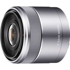 Sony E 30mm f/3.5 Macro objektív - Ezüst 91081293 