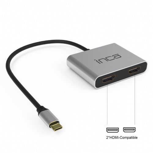 Cian Technology USB-C - 2xHDMI/USB-A/USB-C INCA Adapter 130970905