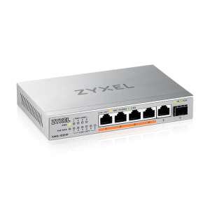 Zyxel XMG-105HP Neupravljani 2.5G Ethernet (100/1000/2500) PoE Srebrni prekidač 91082637 - Zyxel Switch