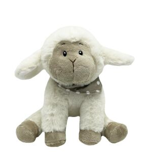 Jucărie de pluș Tulilo Miel - 23 cm, animal de pluș moale alb pentru copii - Tulilo