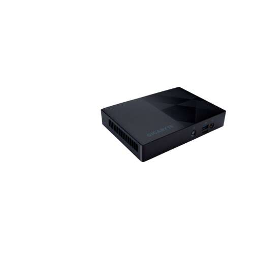 Gigabyte Brix Mini PC, black, angled view