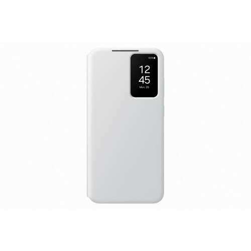 Samsung Galaxy S24 Plus Smart View Flip Case - White, front view