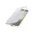 Samsung Galaxy S24 Plus Smart View Flip Case - White, angled view