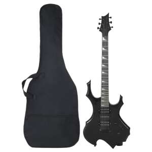 vidaXL fekete elektromos gitár kezdőknek tokkal 4/4 39" 91089807 