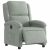 vidaXL Elektromos Relax Fotel - Bársony - Világosszürke 171438166