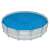 Bestway Flowclear solar pool cover on Power Steel frame pool
