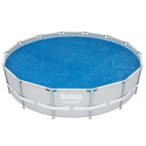 Bestway Flowclear solar pool cover on Power Steel frame pool - Bestway