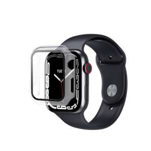 eSTUFF Titan Shield Full Body Apple Watch Series 7 / 8 Kijelzővédő üveg - 45 mm 91129346 - ESTUFF
