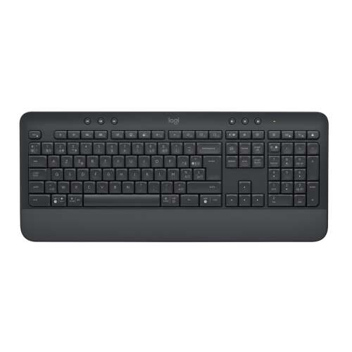 Logitech Signature K650 Klawiatura bezprzewodowa, czarna, widok z góry