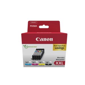 Canon CLI-581XXL Višepakiranje spremnika s tintom - crna, cijan, magenta, žuta - Printer i skener