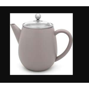 Bredemeijer Eva 1.1L szürke teáskanna rozsdamentes acél fedéllel és fogantyúval - Bredemeijer