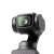 DJI Pocket 3 action camera, black, close-up of lens