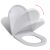 vidaXL Lassú Csukódású WC Ülőke Záródási Mozgás