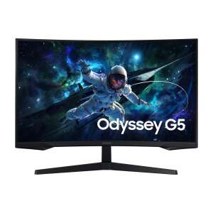 Zakrivený herný monitor Samsung Odyssey G5 27 palcov, pohľad spredu - Monitory