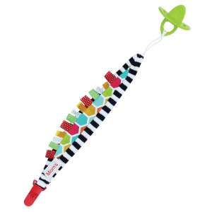 Clip pentru suzetă Mom's multicolor cu jucărie de mestecat - Hrănire