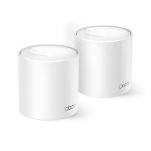 TP-Link Deco X10 Mesh WiFi 6 System, 2er Pack, weiß - TP-Link Wi-Fi-Router, Adapter