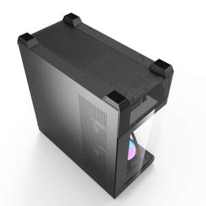 darkFlash DS900 Air számítógépház, fekete, felülnézet - Darkflash