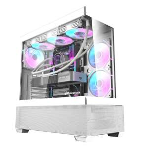 darkFlash DS900 Air computer case with tempered glass side panel, white - Darkflash