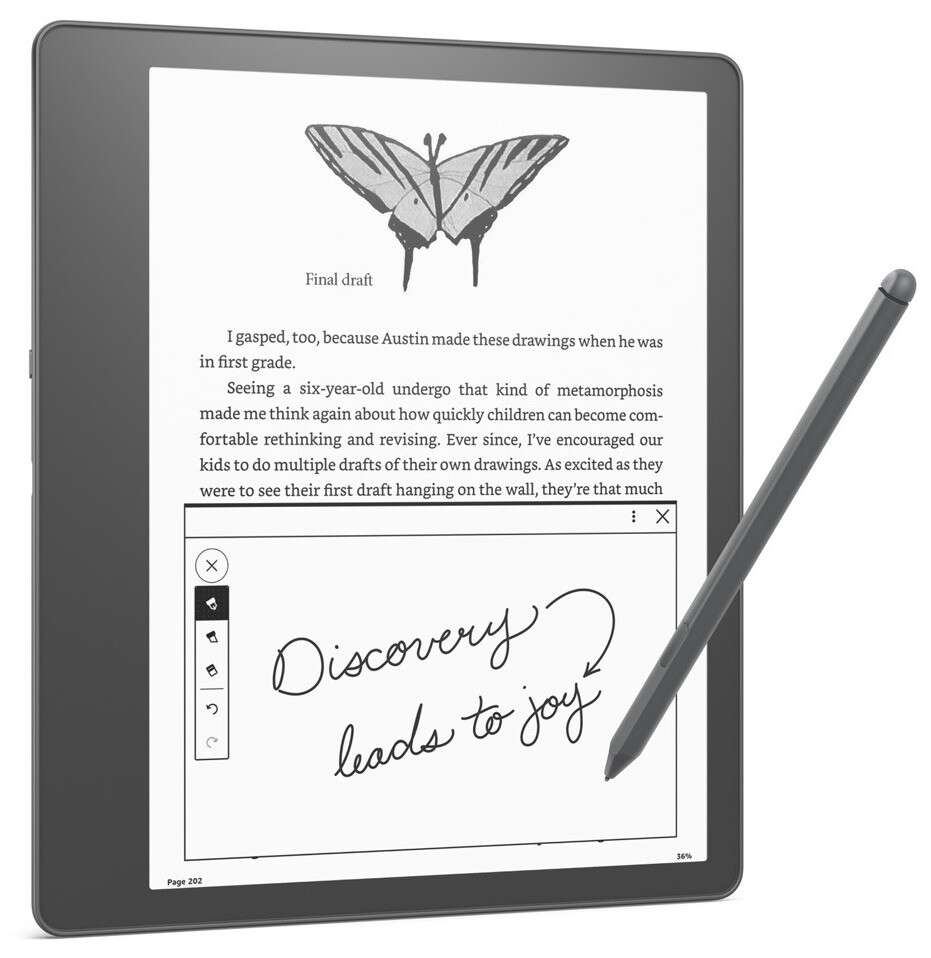 Amazon kindle scribe10.2" 32gb e-book olvasó (premium pen) - fekete