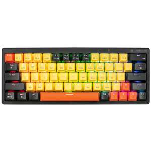 Tracer GameZone EVO3 Hot Swap 63 mechanical keyboard with RGB lighting, black and yellow - Tracer Keyboard