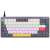 Tracer FINA 84 mechanical keyboard with rainbow lighting, grey color, wired and wireless