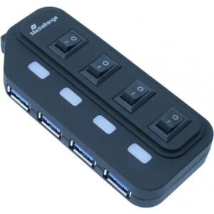 MediaRange USB 3.0 Hub - 4 Port 134134938 - MediaRange