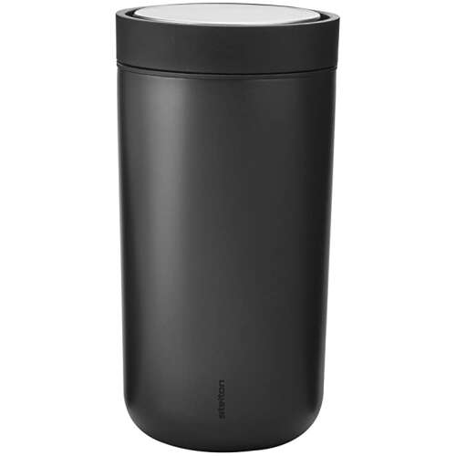 Stelton To Go Click 200ml termosz bögre fekete színben