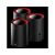 Cudy M3000 2-Pack Dual-Band (2,4 GHz / 5 GHz) Wi-Fi 6 (802.11ax) Schwarz, Rot 1 Innen 91152434