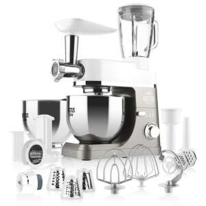 ETA Gustus Maximus IV kitchen robot, white-gray, 1200W, with blender, meat grinder, grater, and other accessories - Eta