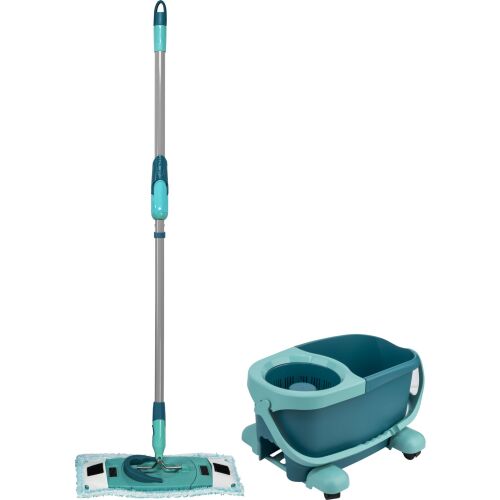 Leifheit Clean Twist M Ergo Mobile Set za čišćenje podova - Kompletni sustav za čišćenje podova s mopom i kantom
