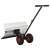 vidaXL Lopată manuală pentru zăpadă, cu roți 124838172