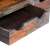 vidaXL szürke tömör kelet-indiai rózsafa dohányzóasztal 100 x 50 x 40 cm 43770298}
