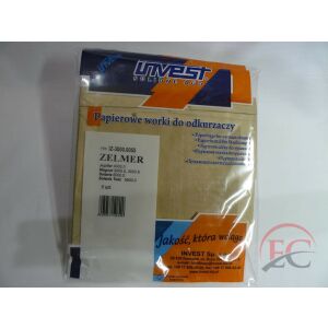Worki do odkurzacza Invest Zelmer IZ-3000.0055, 5 sztuk - Akcesoria do małych urządzeń gospodarstwa domowego