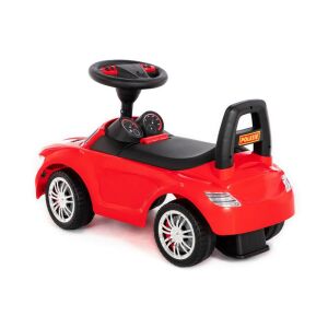 Polesie Supercar Red Ride-On Car with Backrest and Storage - Baby Walker