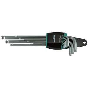 Strend Pro 9-piece extra long ball-end hex key set, sizes 1.5-10 - Allen wrench