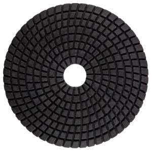 Graphite diamond polishing pad, 125mm, K100 grit, wet/dry, flexible - Sanding Accessory