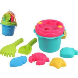 Sand toys set for kids, includes bucket, shovels, rake, molds, and more - Beach Item