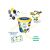 Clics Construction Set - Storage Bucket with Building Instructions