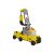 Clics Construction Toy - Yellow Crane Truck Building Blocks