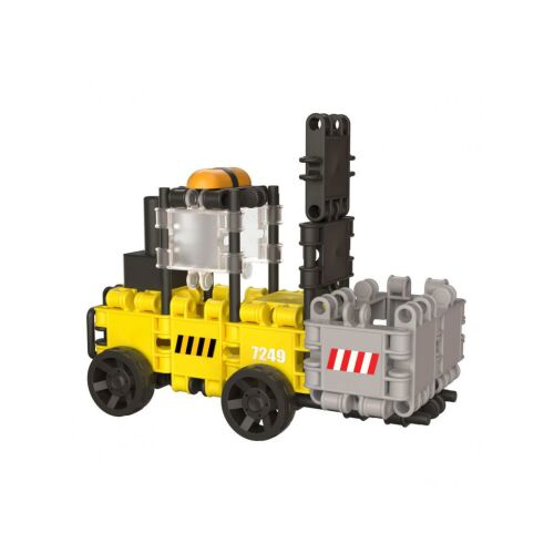 Clics Jucărie de construcție - Camion galben din blocuri de construcție