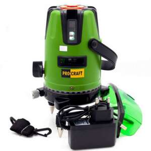 ProCraft LE-5D green laser level, 15m range, with charger and safety glasses - Laser level