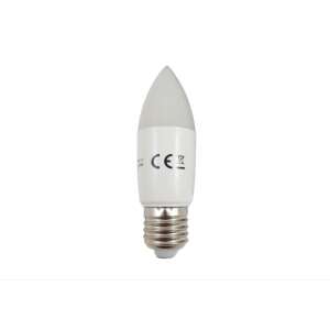 Spin LED Bulb, E27, C37 model, 9W=80W, 6400K, Cool Light