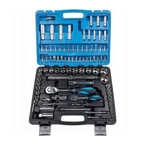 Richmann szerszámkészlet foglalatokkal, bitekkel és kulcsokkal - Dugókulcs