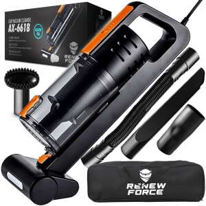 Renew Force AX-6618 100W Turbo Odkurzacz samochodowy z oświetleniem LED i akcesoriami - Odkurzacz ręczny